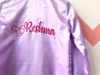 Purple Personalise Satin Pj Set | Prepaid Orders Only - Comfy Nights