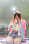 Rainbow Bomber Jacket - Comfy Nights