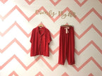 Red Cotton Pj Set (Women) - Comfy Nights