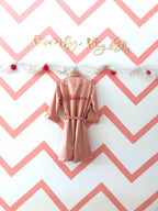 Rose Gold Personalise Robe | Prepaid Orders Only - Comfy Nights