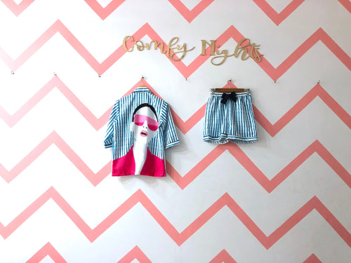 Sassy Lady Shorts Set - Comfy Nights