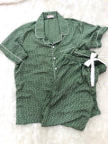 Seafoam Polka Pj Set - Comfy Nights