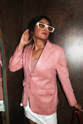 Soft Pink Suede Jacket - Comfy Nights