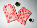 Strawberry Flowers Pj Set - Comfy Nights
