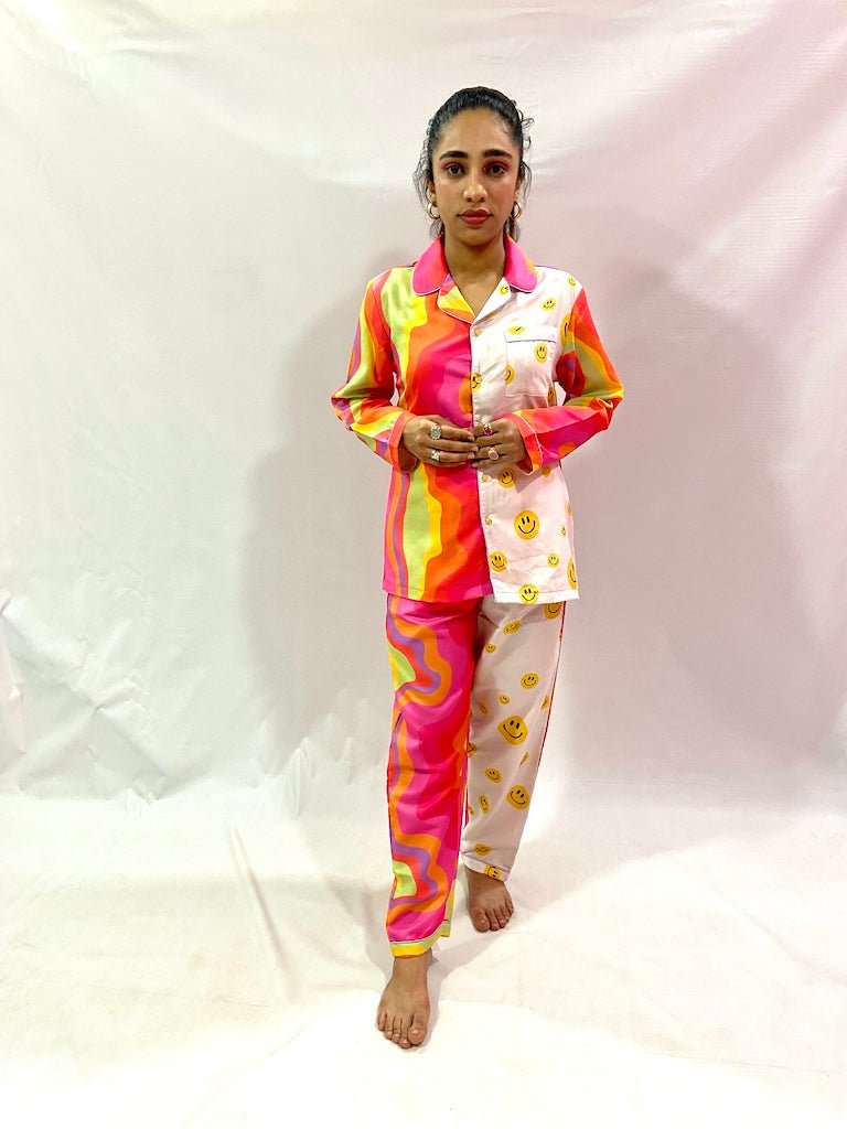 Summer Smiley PJ Set - Comfy Nights