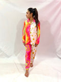 Summer Smiley PJ Set - Comfy Nights
