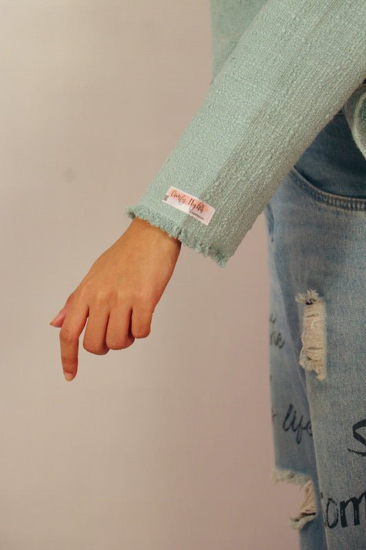 Teal Jacquard Jacket (Limited Edition) - Comfy Nights