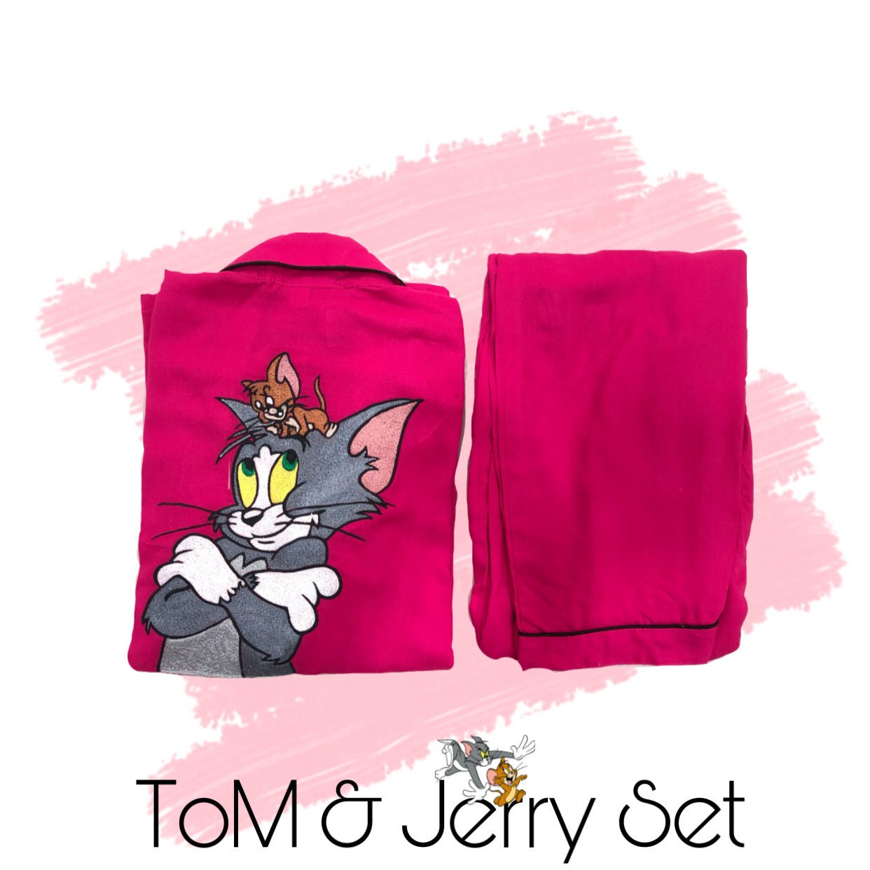 Tom & Jerry Pj Set | Prepaid Orders Only - Comfy Nights
