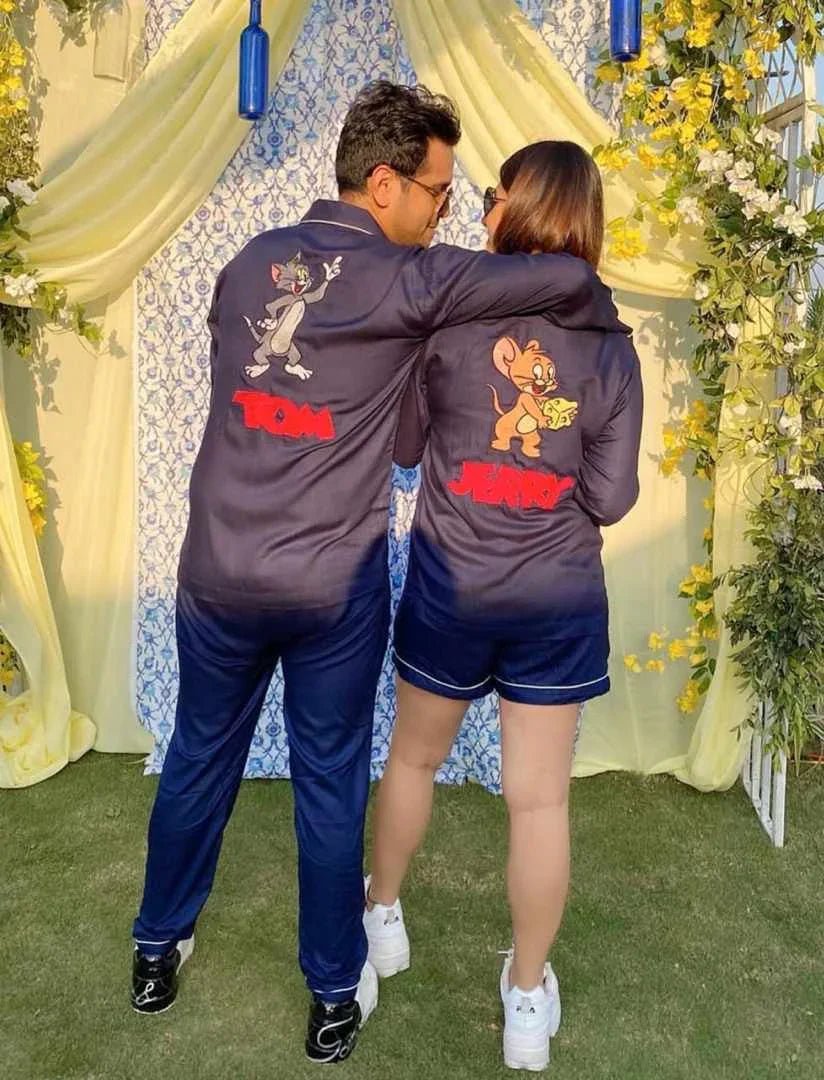 Tom & Jerry Shorts+Pj Couple Set | Prepaid Orders Only - Comfy Nights