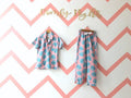 Tropical Leaves Pj Set (Women) - Comfy Nights