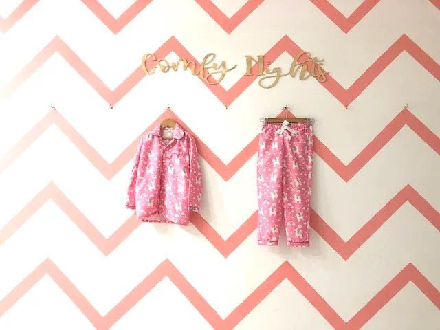 Unicorn Print Pj Set - Comfy Nights