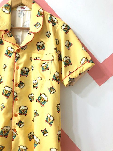 Vintage Bus Pj Set (Women) - Comfy Nights
