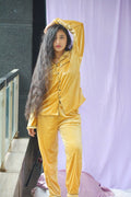 Yellow Velvet PJ Set - Comfy Nights